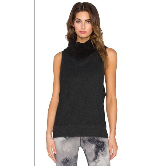 ALO Frost Winter Vest in Dark Heather Grey - Picture 1 of 15